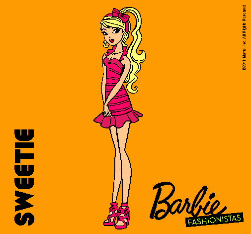 Dibujo Barbie Fashionista 6 pintado por Thiiaree