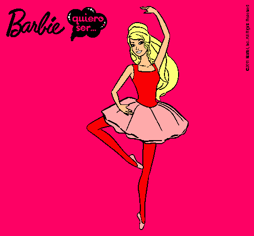 Dibujo Barbie bailarina de ballet pintado por chiche1354