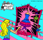 Dibujo El vestido mágico de Barbie pintado por lolacomoly