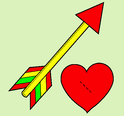 Flecha y corazón