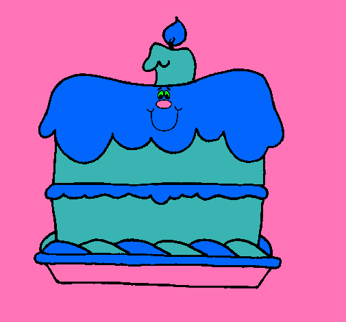 Pastel de cumpleaños