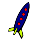 Dibujo Cohete II pintado por tghdgd