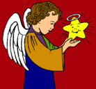 Dibujo Ángel y estrella pintado por VETTEL