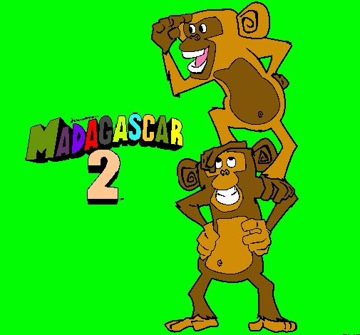 Madagascar 2 Manson y Phil