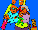 Dibujo Familia pintado por nnnnng