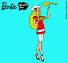 Dibujo Barbie cocinera pintado por laura97