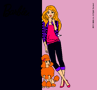 Dibujo Barbie con cazadora de cuadros pintado por noe_2011