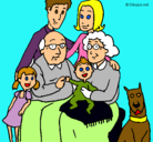Dibujo Familia pintado por gisela6