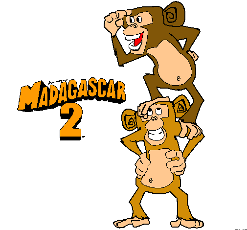 Madagascar 2 Manson y Phil