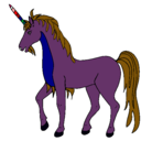 Dibujo Unicornio II pintado por luciasaave