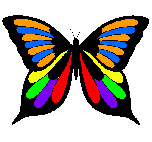 Dibujo Mariposa pintado por belk