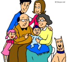 Dibujo Familia pintado por yesledery