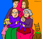 Dibujo Familia pintado por berujio