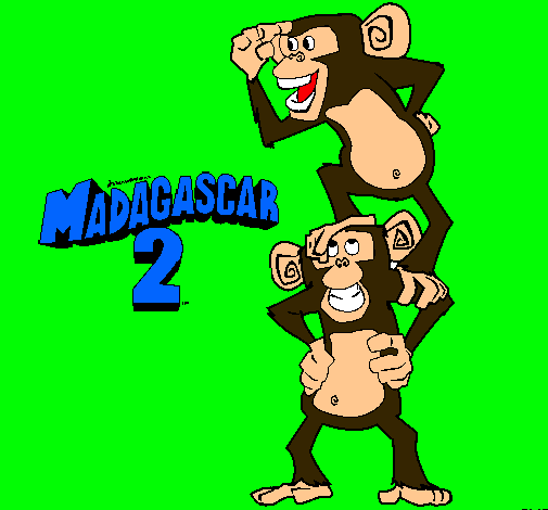 Madagascar 2 Manson y Phil