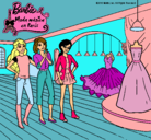 Dibujo Barbie mirando vestidos pintado por Chic_Top_Star