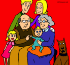 Dibujo Familia pintado por monick