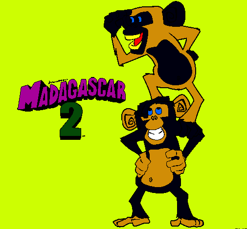 Madagascar 2 Manson y Phil