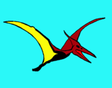 Dibujo Pterodáctilo pintado por tecsacuatlus