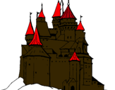 Dibujo Castillo medieval pintado por ighhh