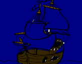 Dibujo Barco pintado por DIEGOSCH7DHH