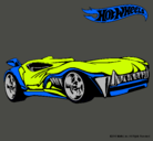 Dibujo Hot Wheels 3 pintado por correia