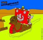 Dibujo Imaginext 19 pintado por hhhhhhhhhhhh