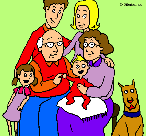 Dibujo Familia pintado por 123alexa321