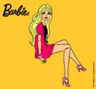 Dibujo Barbie sentada pintado por noe_2011