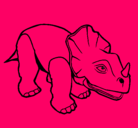Dibujo Triceratops II pintado por peztronauta