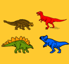 Dibujo Dinosaurios de tierra pintado por mgfgmlkg