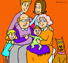 Dibujo Familia pintado por karliux