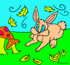 Dibujo Conejo pintado por chapo2