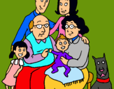 Dibujo Familia pintado por alexis0422