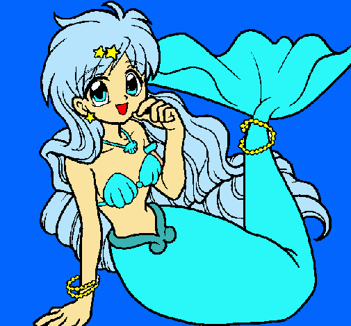 Dibujo Sirena pintado por alivi2126
