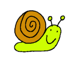 Dibujo Caracol 4 pintado por wuilson