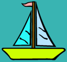 Dibujo Barco velero pintado por Barquillo