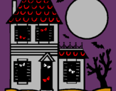 Dibujo Casa del terror pintado por sebalexis