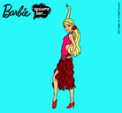 Dibujo Barbie flamenca pintado por valeria05
