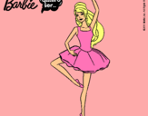 Dibujo Barbie bailarina de ballet pintado por frosi