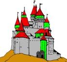 Dibujo Castillo medieval pintado por jorgeemili