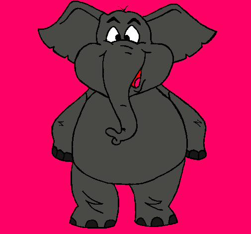 Elefante contento