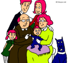 Dibujo Familia pintado por chinitatatat