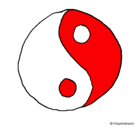 Dibujo Yin yang pintado por giannella