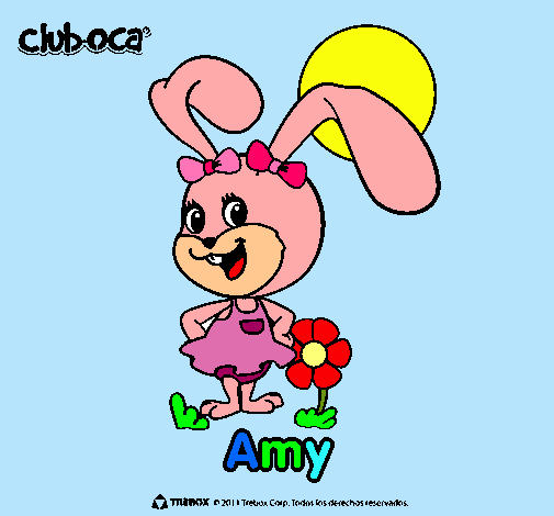 Dibujo Amy pintado por -Marie-