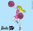 Dibujo Barbie animadora pintado por denisse69