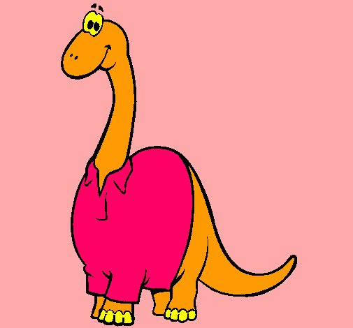 Diplodocus con camisa