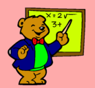 Dibujo Profesor oso pintado por JulioIvan