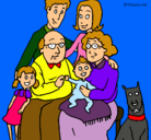 Dibujo Familia pintado por briyith