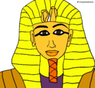 Dibujo Tutankamon pintado por yael419