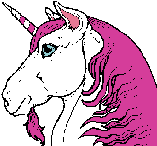 Cabeza de unicornio